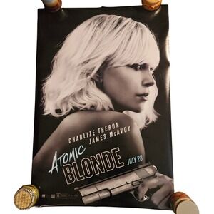 Atomic Blonde 2017 Original One Sheet Movie Poster 27x40 Charlize Theron D/S
